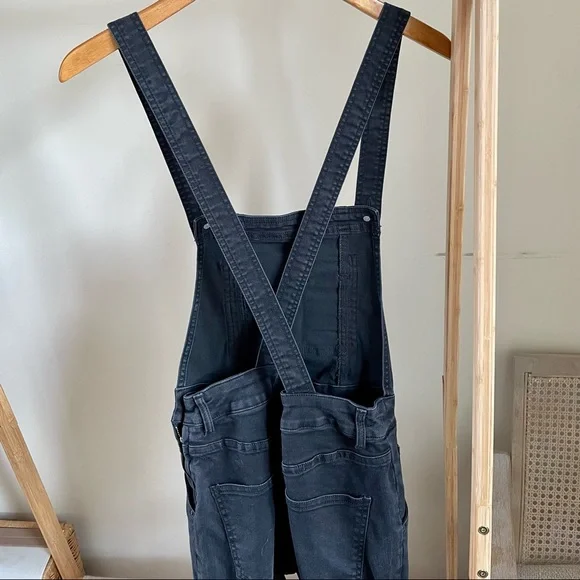 ✨SOLD✨ Free People Washed Black Denim Overalls - 26 - Picture 7 of 8